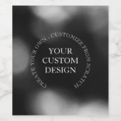 オリジナルデザイン/ロゴを作成する ワインラベル (シングルラベル)