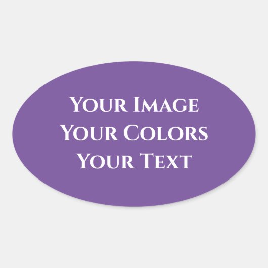 オリジナルデザイン 楕円形シール (正面)