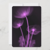 オリジナルデザイン - 3枚のX線花のウェディング 招待状 (裏面)