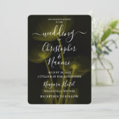 オリジナルデザイン - 3枚のX線花の結婚式 招待状 (スタンド正面)