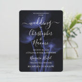 オリジナルデザイン - 3 枚の X 線写真の花のウェディング 招待状 (スタンド正面)