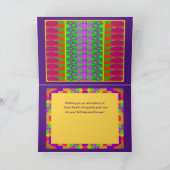 オリジナルデジタルブレージングアート誕生日カード カード (内部)