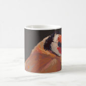 オリジナルデジ絵を描タル金ゴールドフィンチ コーヒーマグカップ (中央)