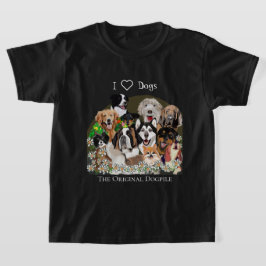 オリジナルドッグパイルかわいいペット,パーソナライズ Tシャツ