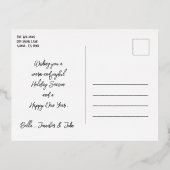 オリジナルドッグフォトホリデー ポストカード (裏面)