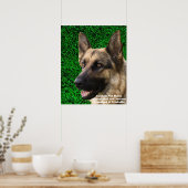 オリジナルドッグフォトポスター - あなただけのペットの思い出 ポスター (キッチン)