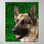 オリジナルドッグフォトポスター - あなただけのペットの思い出 ポスター (正面)