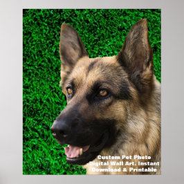 オリジナルドッグフォトポスター - あなただけのペットの思い出 ポスター