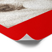 オリジナルドッグペット悔やみや弔慰オリジナルオールドドッグ詩 ポスター (角)