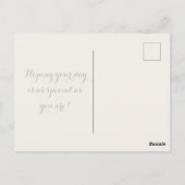 オリジナルネコと子猫のハッピーバースデー ポストカード (裏面)