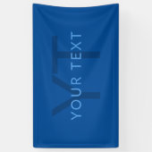 オリジナルネームプレートテンプレート モノグラム名 など 横断幕 (縦)