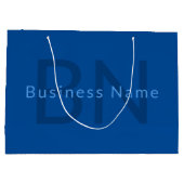 オリジナルネームプレート テンプレート モノグラム名 など ラージペーパーバッグ (裏面)