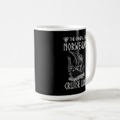 オリジナルノルウェークルーズライン – ノスタルジックな航海 コーヒーマグカップ (正面右)