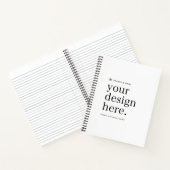 オリジナルノート | デザインアップロード スパイラルノート ノートブック (内部)