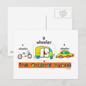 オリジナルハイブリッド ポストカード (正面/裏面)