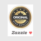 オリジナルハイライトクオリティlゴールデンアンドブラック シール (シート)