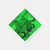 オリジナルハッピーセントパトリックのデイペーパーナプキン スタンダードカクテルナプキン (角)