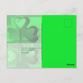 オリジナルハッピーセントパトリックの日Vはがき ポストカード (裏面)