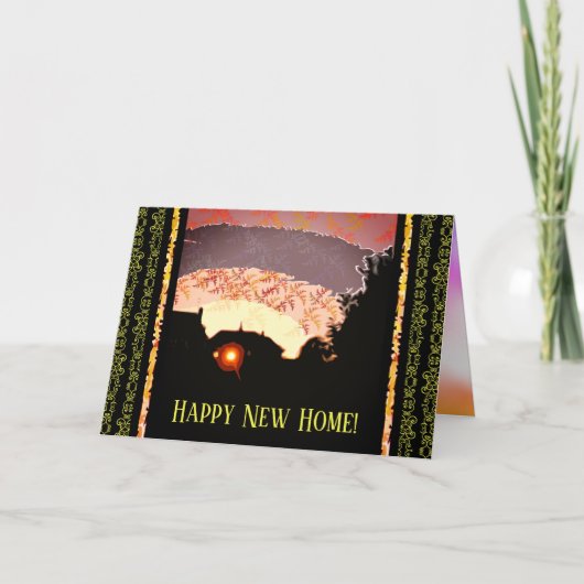 オリジナルハッピーニューホームアナウンスメント 案内状 (正面)