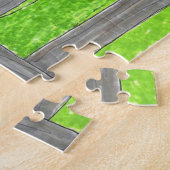 オリジナルハンドドロッドウォールナットヒルファームパズル ジグソーパズル (側面)