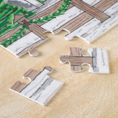 オリジナルハンドドロッドヴィンテージホリデーパズル ジグソーパズル (側面)