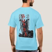 オリジナルババLtブルーオイスターTシャツ Tシャツ (裏面)