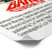 オリジナルバルバレラ映画 ポスター (角)