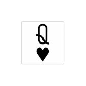 オリジナルバレンタインデイクイーンオブクイーンハート赤いシンボル ラバースタンプ (インプリント)