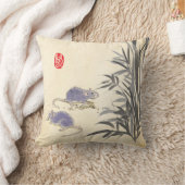 オリジナルバンブーラッ絵画トの年中国のの〔占星術の〕十二宮図P クッション (ブランケット)