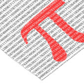 オリジナルパイ日数理スクール番号パターン ショートテーブルランナー (コーナー)