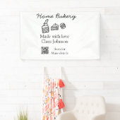 オリジナルパン屋さん お名前カスタマイズテキストを追加 横断幕 (インサイチュ)