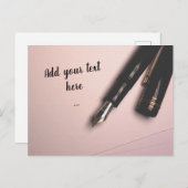 オリジナルパーソナライズされたはがき ポストカード (正面/裏面)