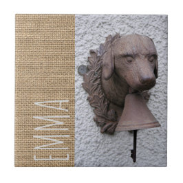 オリジナルパーソナライズされたスクエアタイルドッグ年2018 タイル