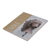 オリジナルパーソナライズされたスクエアタイルドッグ年2018 タイル (側面)