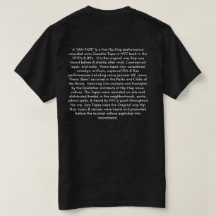 オリジナルヒップホップMixtapes tシャツ