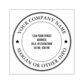 オリジナルビジネスプロフェッショナルゴムスタンプ ラバースタンプ (インプリント)