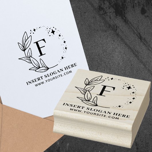 オリジナルビジネスモノグラムセルフインキングスタンプ ラバースタンプ