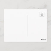 オリジナルビジネスロゴとメッセージのサンキューポストカード ポストカード (裏面)