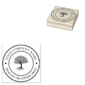 オリジナルビジネスロゴゴムスタンプ ラバースタンプ (押印)