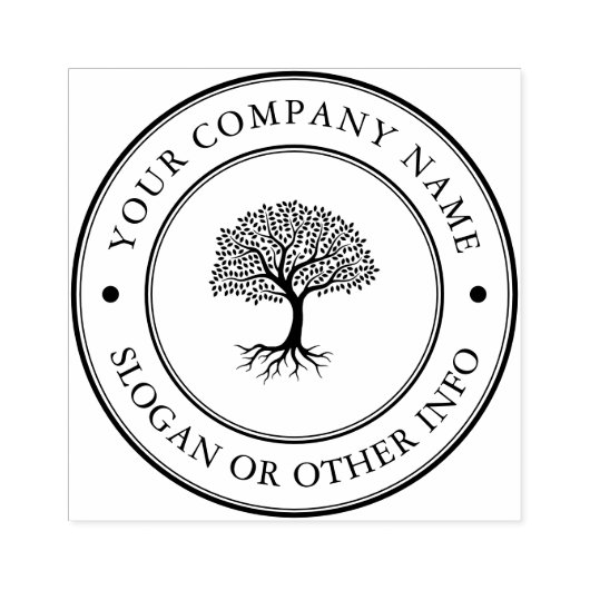 オリジナルビジネスロゴゴムスタンプ ラバースタンプ (インプリント)