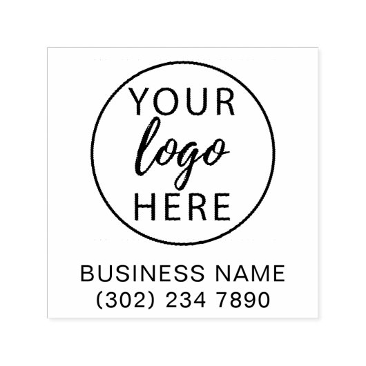 オリジナルビジネスロゴセルフインキングゴムスタンプ セルフインキングスタンプ (デザイン)