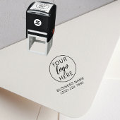 オリジナルビジネスロゴセルフインキングゴムスタンプ セルフインキングスタンプ