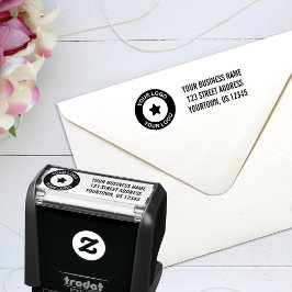 オリジナルビジネスロゴ返送先住所 セルフインキングスタンプ