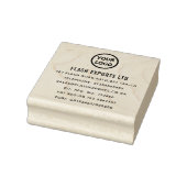 オリジナルビジネスロゴ ゴムスタンプ ラバースタンプ (スタンプ)