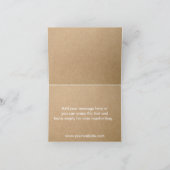 オリジナルビジネスロゴ&メッセージ 折りカード サンキューカード (内部)