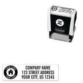 オリジナルビジネスロゴ 返送先住所 セルフインキングスタンプ (インサイチュ)