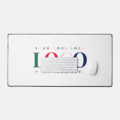 オリジナルビジネス企業レクタングルカラーロゴ デスクマット (キーボード&マウス)