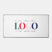 オリジナルビジネス企業レクタングルカラーロゴ デスクマット (正面)