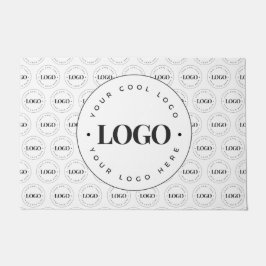 オリジナルビジネス会社ロゴ リピーティング ウェルカム ドアマット