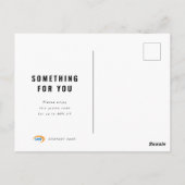 オリジナルビジネス感謝ポストカード ポストカード (裏面)